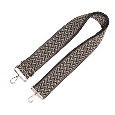 Clayre & Eef Taschenriemen 5x140 cm Schwarz Synthetisch