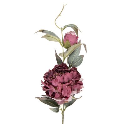 Clayre & Eef Kunstblume 78 cm Violett Kunststoff (Gr. 14x14x78 cm)