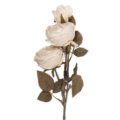 Clayre & Eef Kunstblume 70 cm Weiß Kunststoff (Gr. 12x15x70 cm)