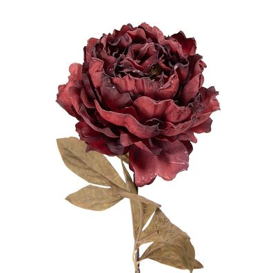Clayre & Eef Kunstblume 70 cm Rot Kunststoff (Gr. 14x14x70 cm)