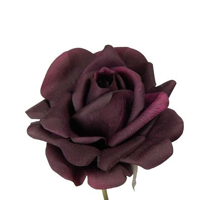 Clayre & Eef Kunstblume Rose 35 cm Violett Kunststoff (Gr. 10x10x35 cm)