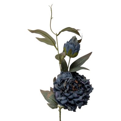 Clayre & Eef Kunstblume 78 cm Blau Kunststoff (Gr. 14x14x78 cm)
