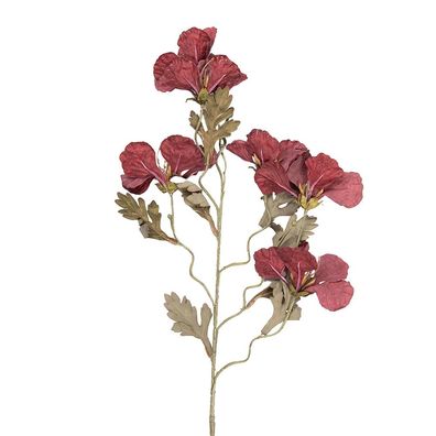 Clayre & Eef Kunstblume 82 cm Rot Kunststoff (Gr. 8x21x82 cm)