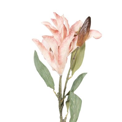 Clayre & Eef Kunstblume 88 cm Rosa Kunststoff (Gr. 12x16x88 cm)