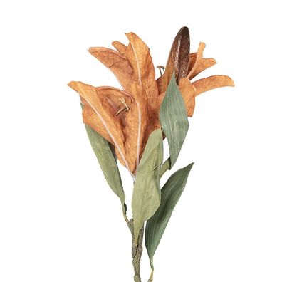 Clayre & Eef Kunstblume 88 cm Gelb Kunststoff (Gr. 12x16x88 cm)