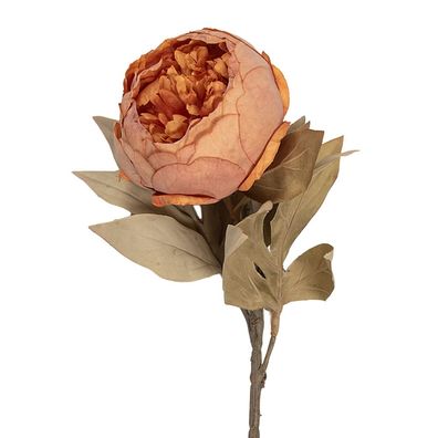 Clayre & Eef Kunstblume 62 cm Orange Kunststoff (Gr. 11x11x62 cm)