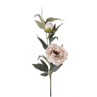 Clayre & Eef Kunstblume 83 cm Weiß Kunststoff (Gr. 14x14x83 cm)