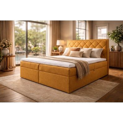 Palermo modernes Kontinentalbett 160x200 cm gepolstert