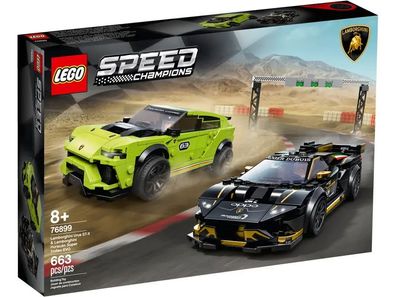 LEGO 76899 Speed Champions Lamborghini Urus ST-X & Lamborghini HuracÃ¡n Super Trofeo
