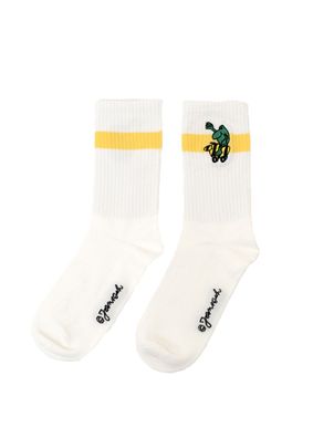 Bavarian CAPS Socken Tigerententaxi weiß