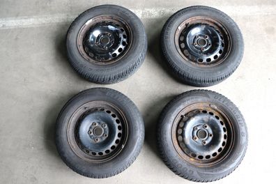 Audi A4 B5 A6 4B Passat 3BG Felgen Reifen Winterreifen M+S 195/65 R15 91T 5-7mm