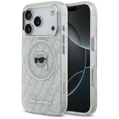 Case Karl Lagerfeld MagSafe iPhone 17 Pro Kunststoff Figur transparent