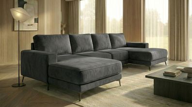 Modulares Luxus-Ecksofa VALTOR mit Schlaffunktion und Bettkasten