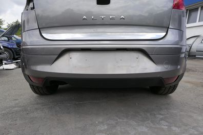 Seat Altea 5P Stoßstange hinten Heckstoßstange Stoßfänger grau LS7U