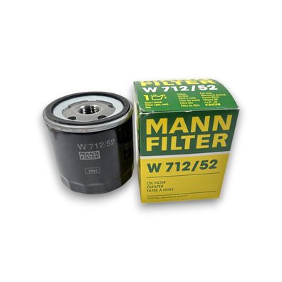 Original MANN Ölfilter W712/52 Audi Seat Skoda VW Golf Polo Caddy Bora