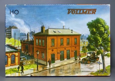 Vollmer H0 5610 Fabrikgebäude Backsteinbau Firma Verwaltung 50er/60er Jahre NEU OVP