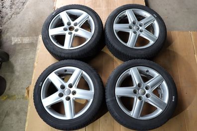 Audi A6 4F Alufelgen Winterreifen Reifen Felgen 225/50 R17 98H 4F0601025AF 3-5mm