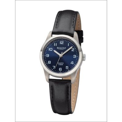 Uhr - Titan Dame - blaues Zifferblatt Zahlen
