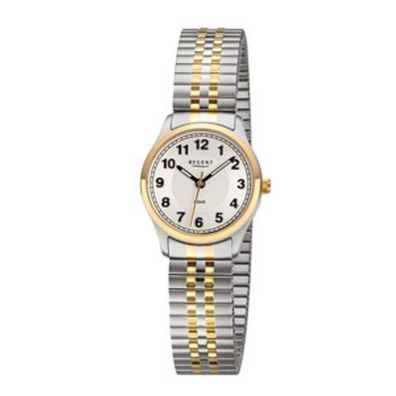 Uhr - Dame Zugband - Edelstahl IP Bicolor