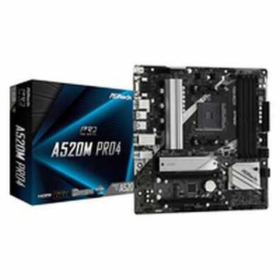 ASRock A520M Pro4, AM4 mATX HDMI/DP/VGA, DDR4