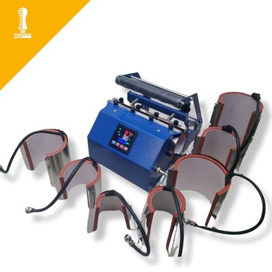 Multifunktionale 8-in-1 Tassen- und Sublimationspresse - Transferpresse für Keramik