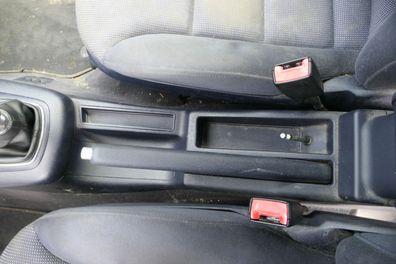 Audi A3 8L Mitteltunnel hinten Verkleidung um Handbremse Konsole blau maritim