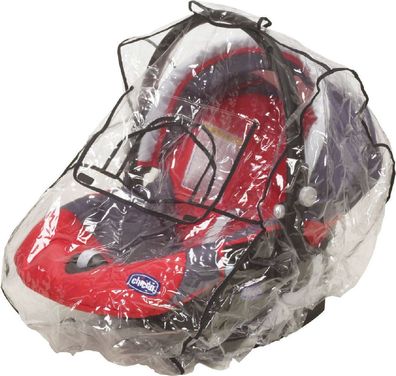 Playshoes Kinder Universal-Regen-Verdeck für Baby-Schale Transparent