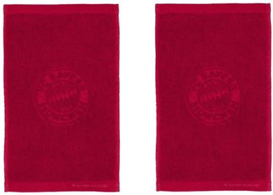 FC Bayern München Gästehandtuch 2er-Set 50x30 cm 53440