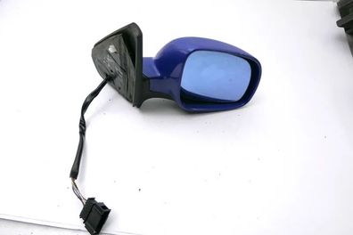 VW Bora Golf 4 elektrischer Spiegel Außenspiegel rechts mit Glas blau LW5Z