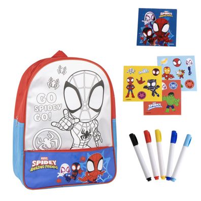 Spidey DIY Set Rucksack zum Gestalten für Kinder