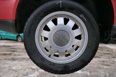 4x A4 B5 A6 4B Alufelgen Felgen 4B0601025N 6jx15H2 ET45 schlechte Reifen origina