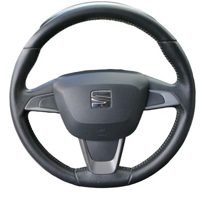 Ibiza 6J Lenkrad 3-Speichen 6J0419091AF Leder Lederlenkrad schwarz gr