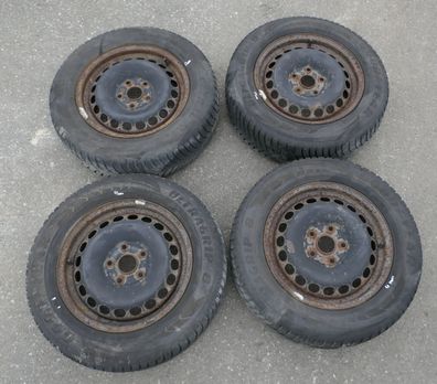 Audi A4 B5 A6 4B Passat 3BG Felgen Reifen Winterreifen M+S 195/65 R15 91T 4-5mm