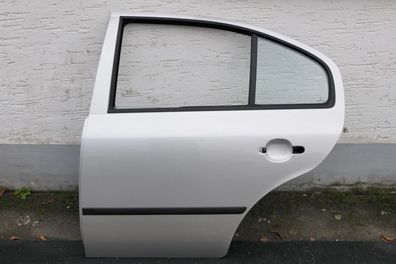 Skoda Octavia 1U Limousine Tür hinten links silber 9102 LF7T