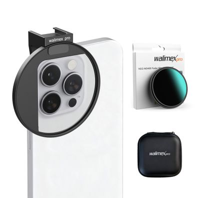 Walimex pro Filterhalter 67 mm ND Filter Handykamera Cold Shoe Fotografie