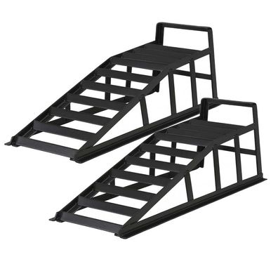 Wiltec Auffahrrampe 2er Set 2t 940mm Auffahrschiene Verladerampe Stahl Laderampe