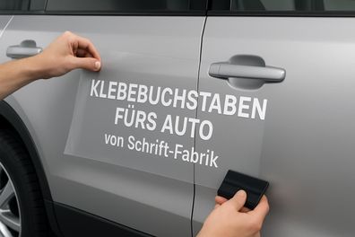 Klebebuchstaben fürs Auto erstellen im Konfigurator