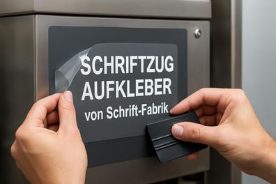 Für Industrie Maschinen Schriftzug Aufkleber Namen Text Beschriftung selbst gestalten