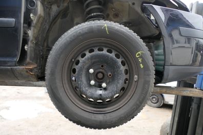 4x VW Golf 6 Plus 5M 195/65 R15 91T Winterreifen M+S Felgen Reifen M&S ca. 6mm