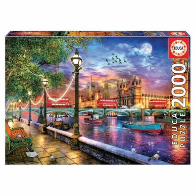 London bei Sonnenuntergang, Dominic Davinson Puzzle 2000pcs