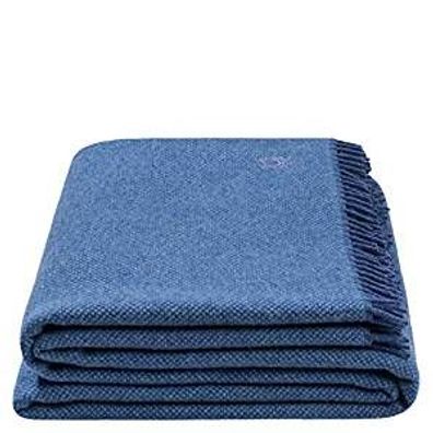 Zoeppritz Basis Must Relax denim plaid 545 100% Virgin Wool 130x190 512050 denim