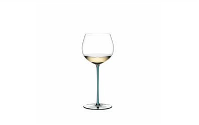 Riedel Vorteilset 4 x 1 Stück RIEDEL Fatto A Mano Oaked Chardonnay Turquoise