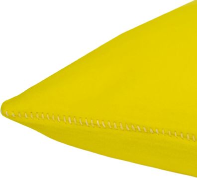 Zoeppritz Trend Soft-Fleece yellow cushion cover 150 65% Polyester, 35% Viscose