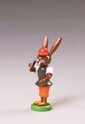 Osterfigur Hase Halbstark Höhe ca 9 cm NEU Osterdeko Osterhasenfigur Ostern