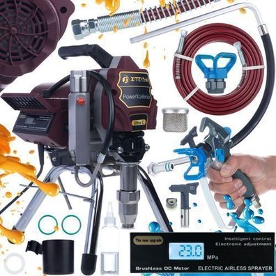 Zenthril Farbspritzgerät Ultra C 3000W – 20MPa, 3,5L/min, 0,031" Düse