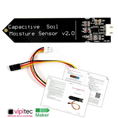 Bodenfeuchtesensor Version 2.0 | 5V 3.3V Kapazitiver Feuchtigkeitssensor v2.0