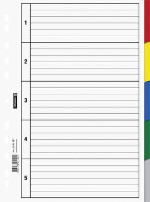 Brunnen - Register 5 tlg., Ordnerregister, 1066582