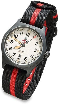 1. FC Köln Armbanduhr Logo M. Stoffarmband 5070084