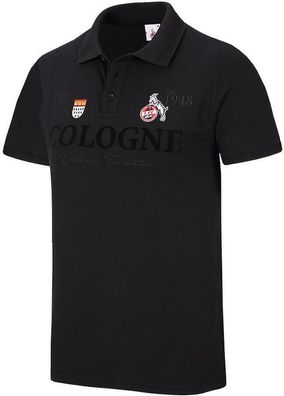 1. FC Köln Polo Shirt Poloshirt Schwarzer Weg 2011036