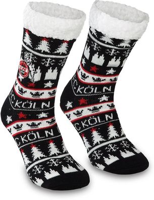 1. FC Köln Hüttensocken Schwarz 4080583